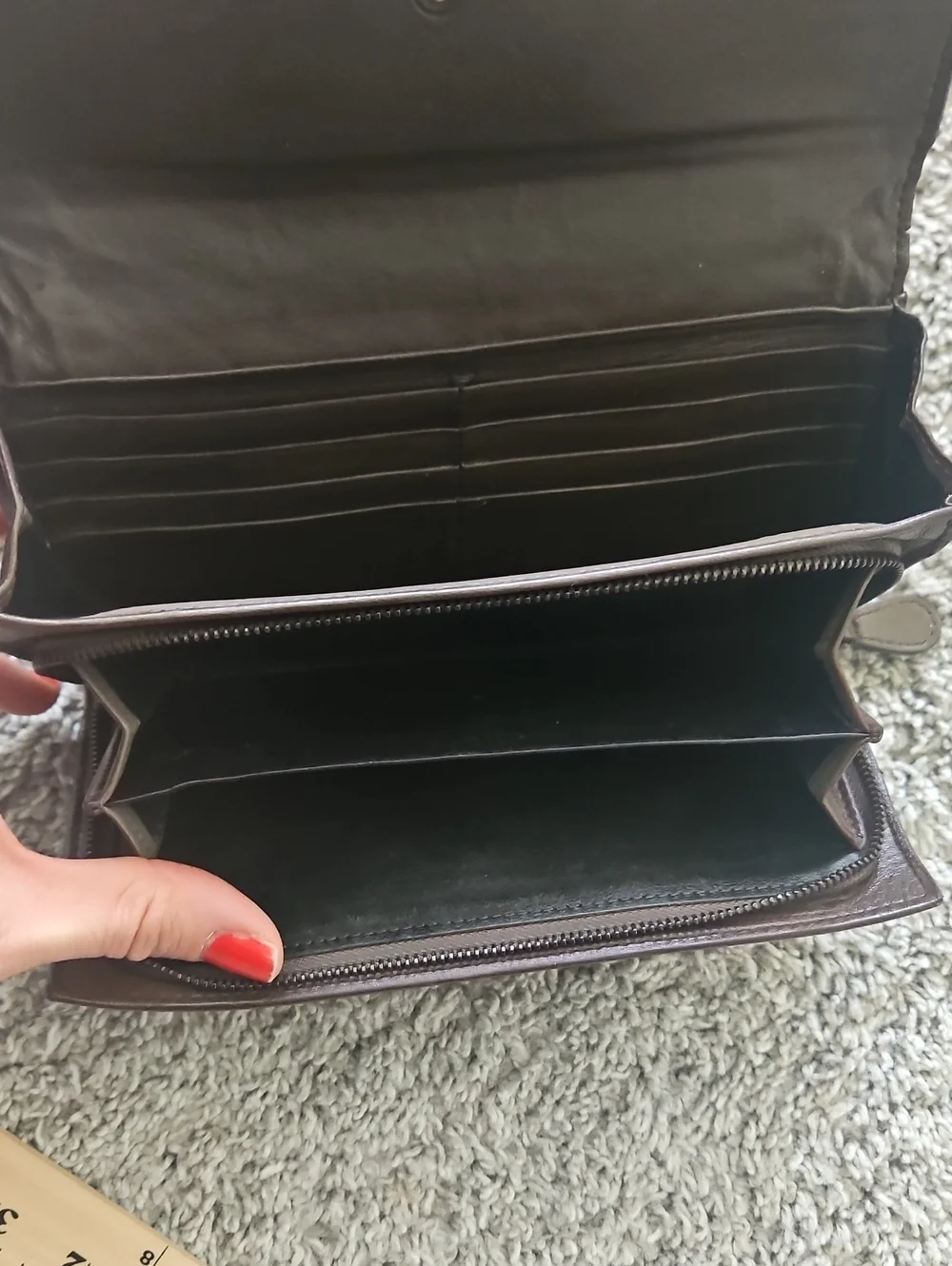 Bottega Veneta compact leather